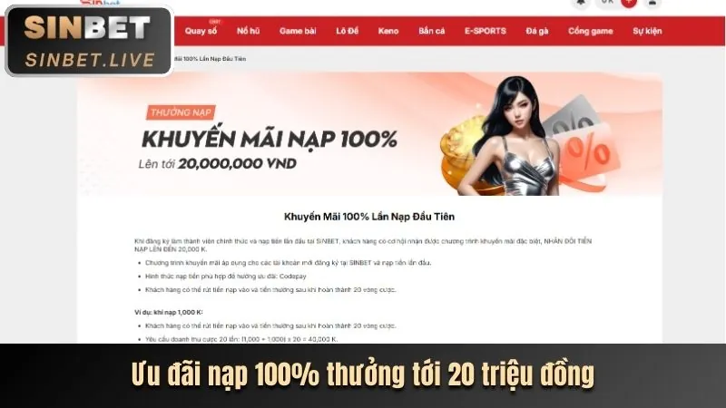 Khuyến mãi chào mừng thành viên mới Fb68